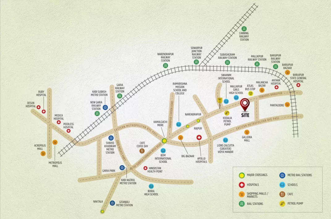 Greenfield City 2 Location Map